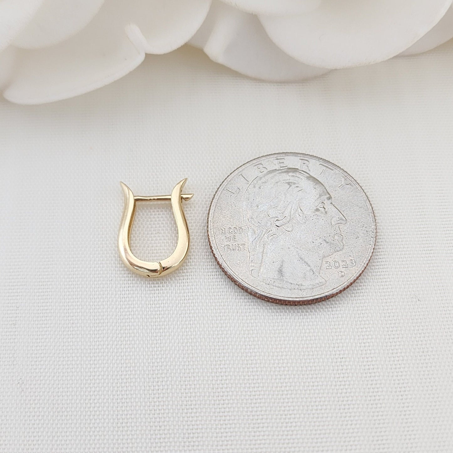 14k Gold Tear Polished Hoops Earrings - Dainty & Minimalistic Perfect Gift For Her