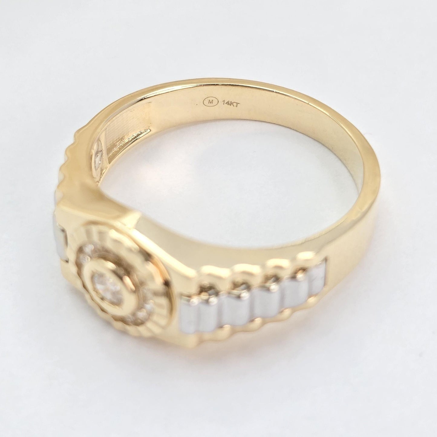 14k Gold Watch Ring - Elegant Solid Ring - Shiny & Everlasting